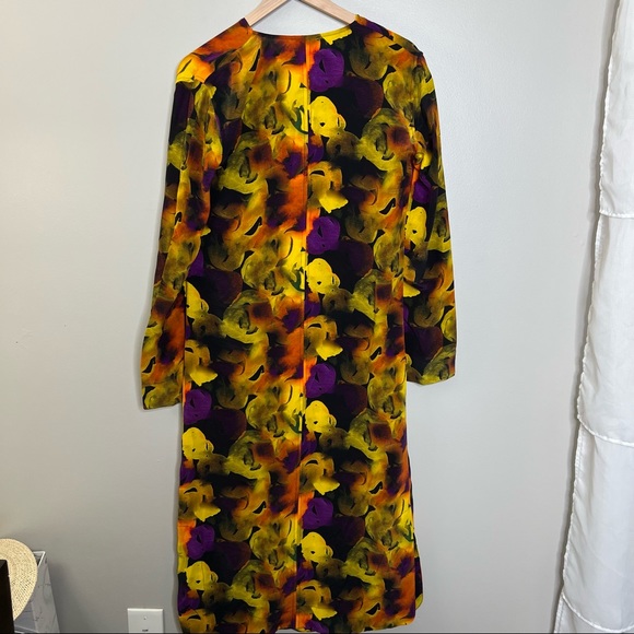 Ganni Floral Pattern Midi Dress - Picture 12 of 16